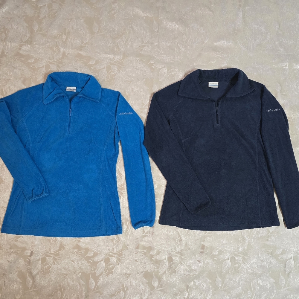 Lot Of 2 Women Columbia Small Sweaters Comfort Activewear Sportswear Outdoors